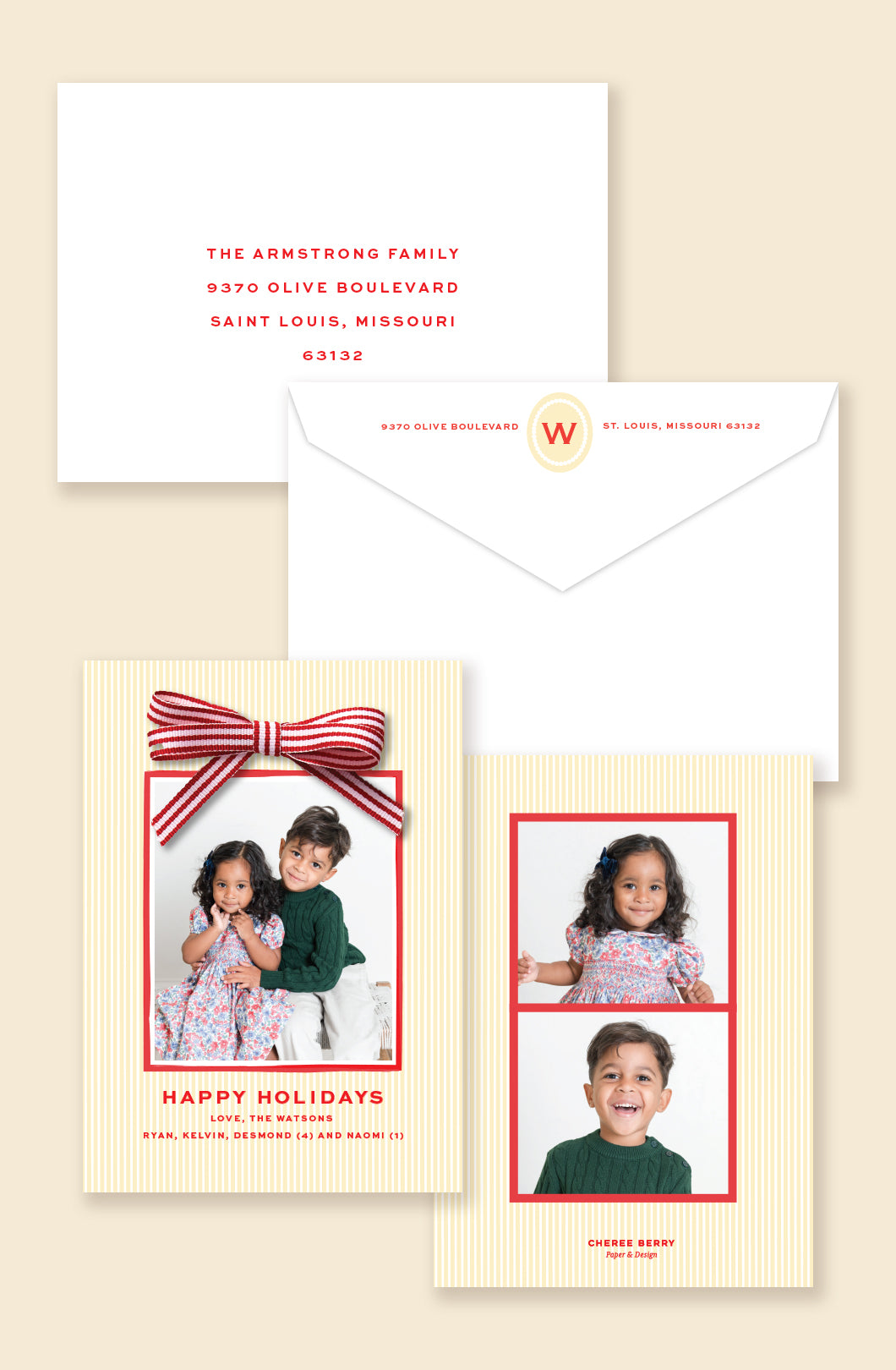 Attached Bow: Seersucker