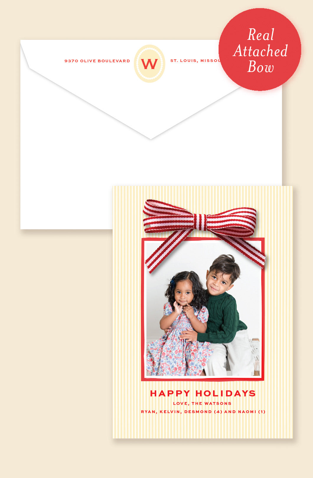 Attached Bow: Seersucker