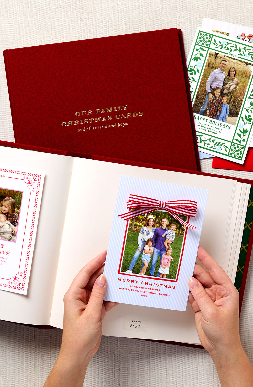 Luxe Christmas Card Keepsake Book