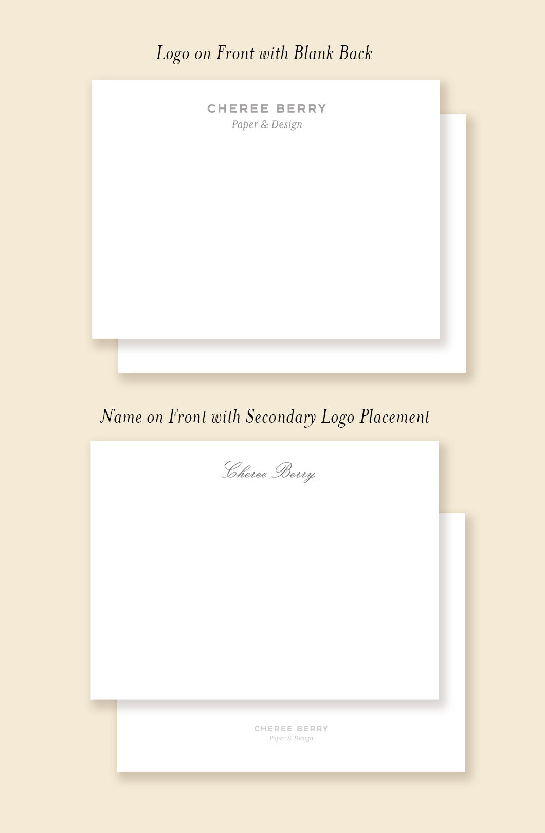 Corporate Personalized Stationery
