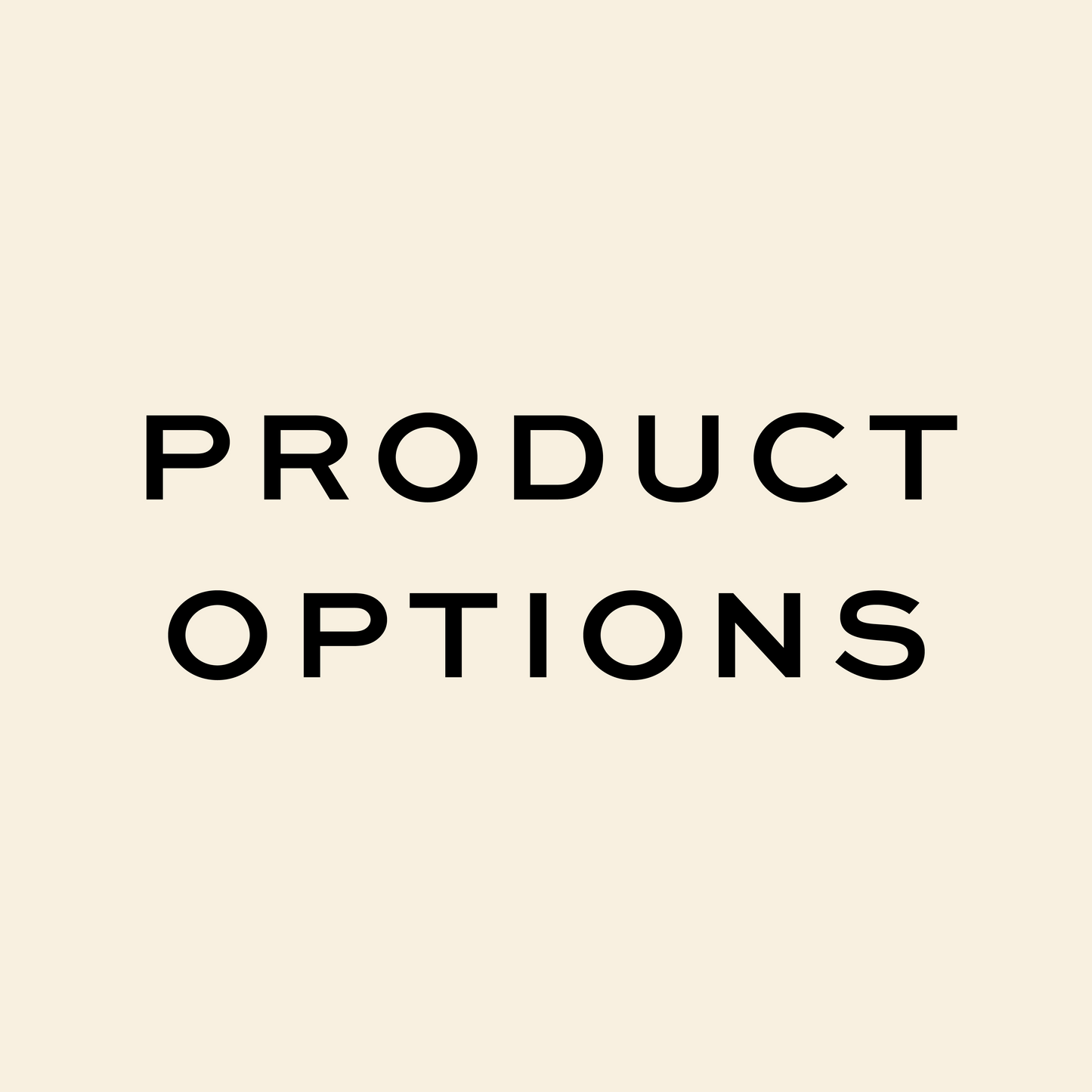 Product options