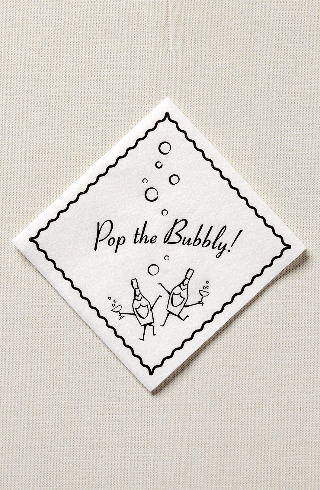Pop the Bubbly Napkins