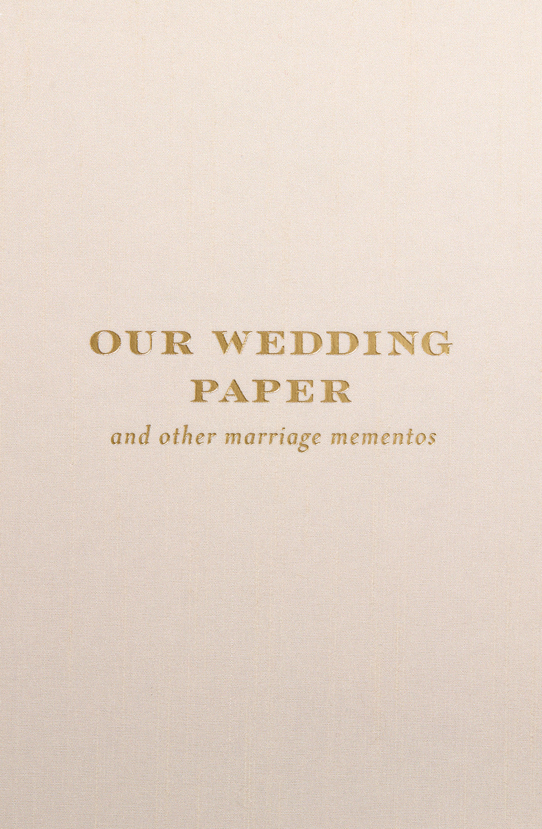 Luxe Wedding Keepsake Book