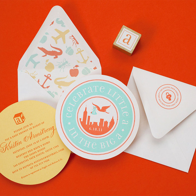 Nursery Accessories as Baby Announcement Inspiration