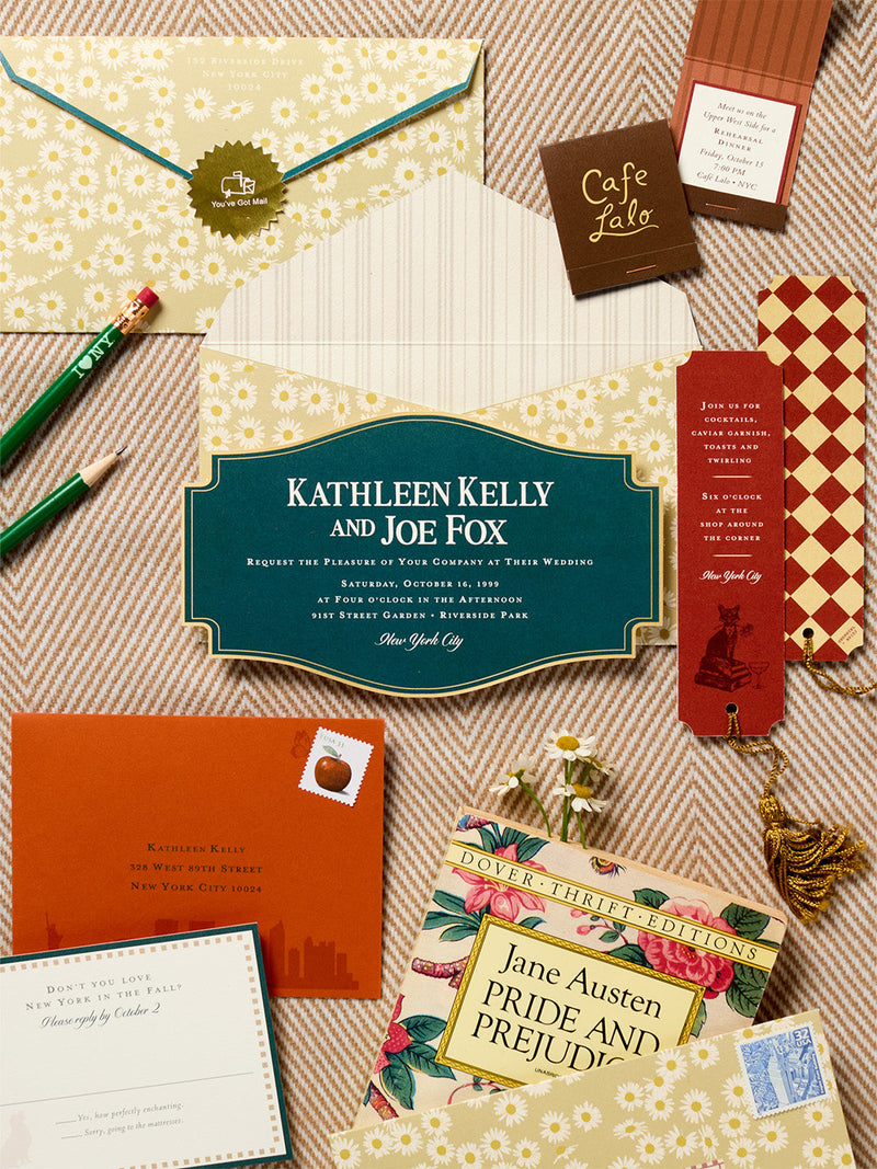 Designer Challenge: You’ve Got Mail’s Kathleen & Joe