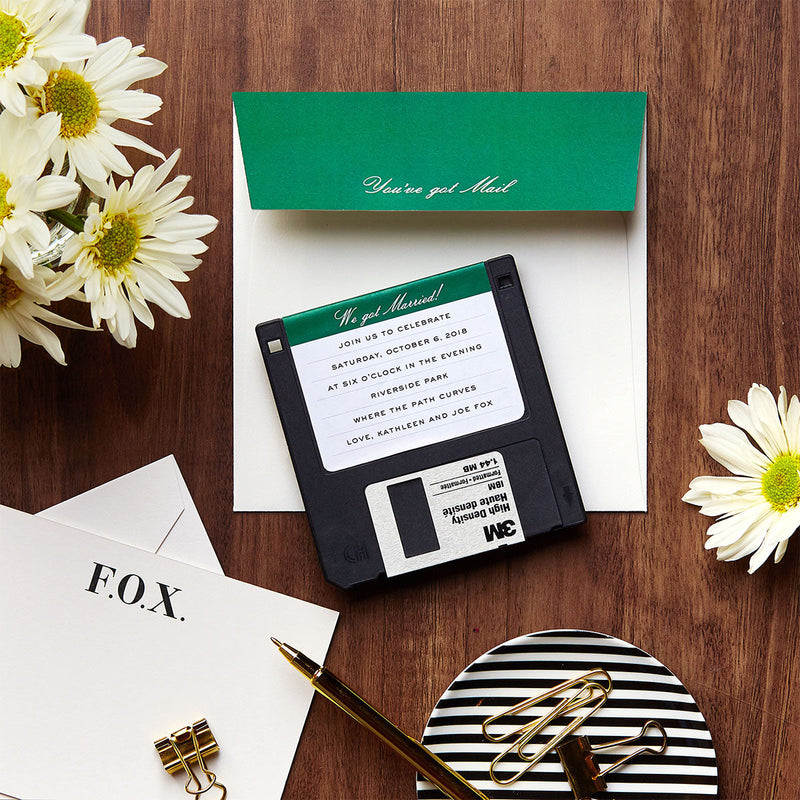 Famous Couples’ Wedding Invitation Challenge: You’ve Got Mail’s Kathleen Kelly and Joe Fox