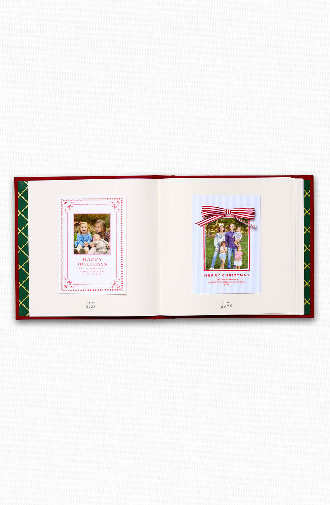 Luxe Christmas Card Keepsake Book