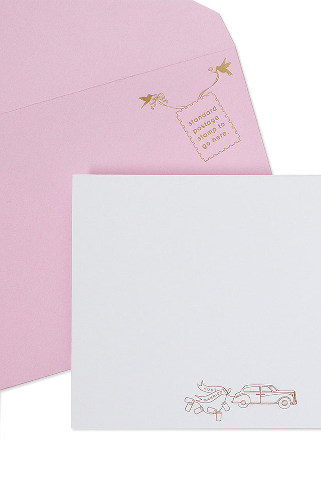 Just Married Stationery