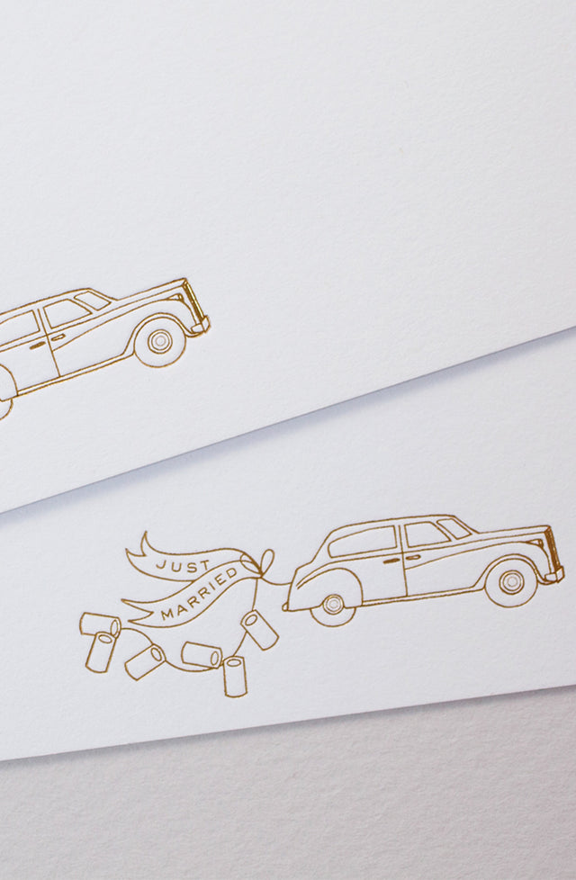 Just Married Stationery