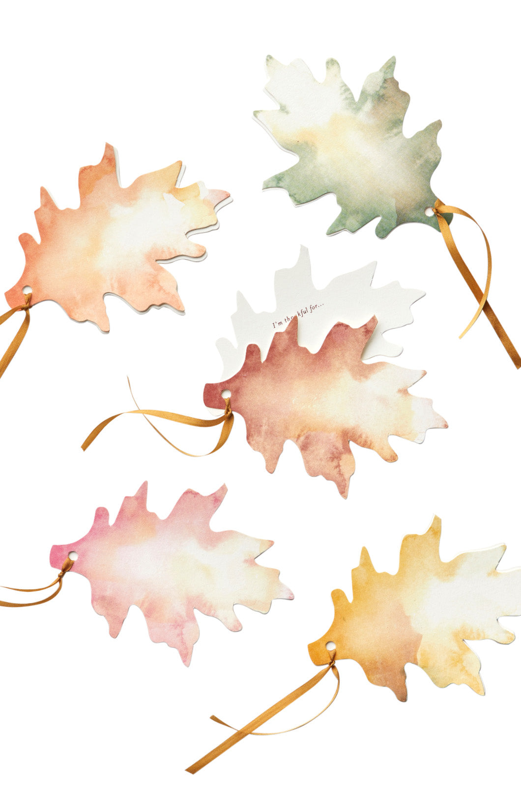 Fall Leaf Thanksgiving Placecards