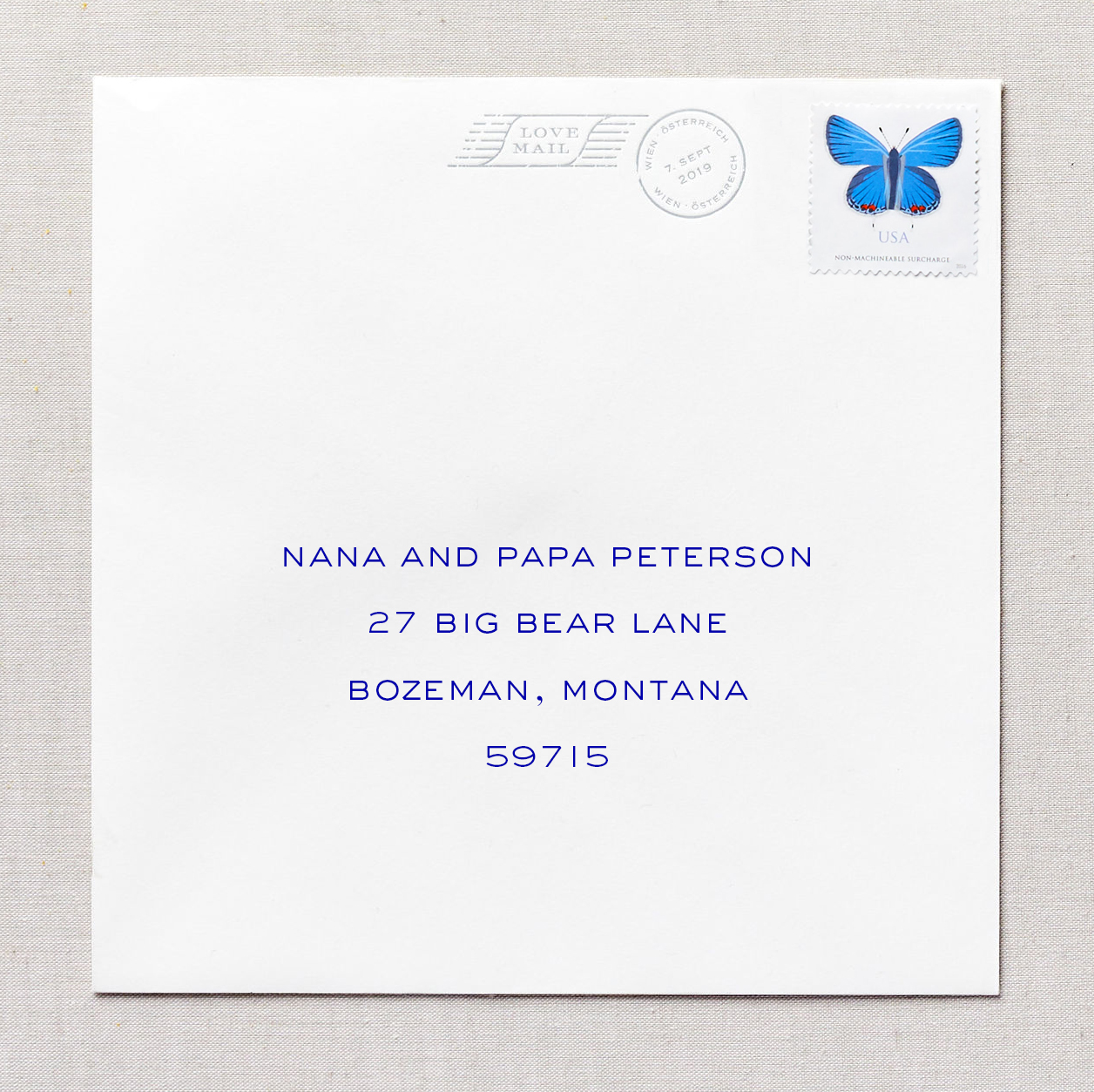 designed envelope