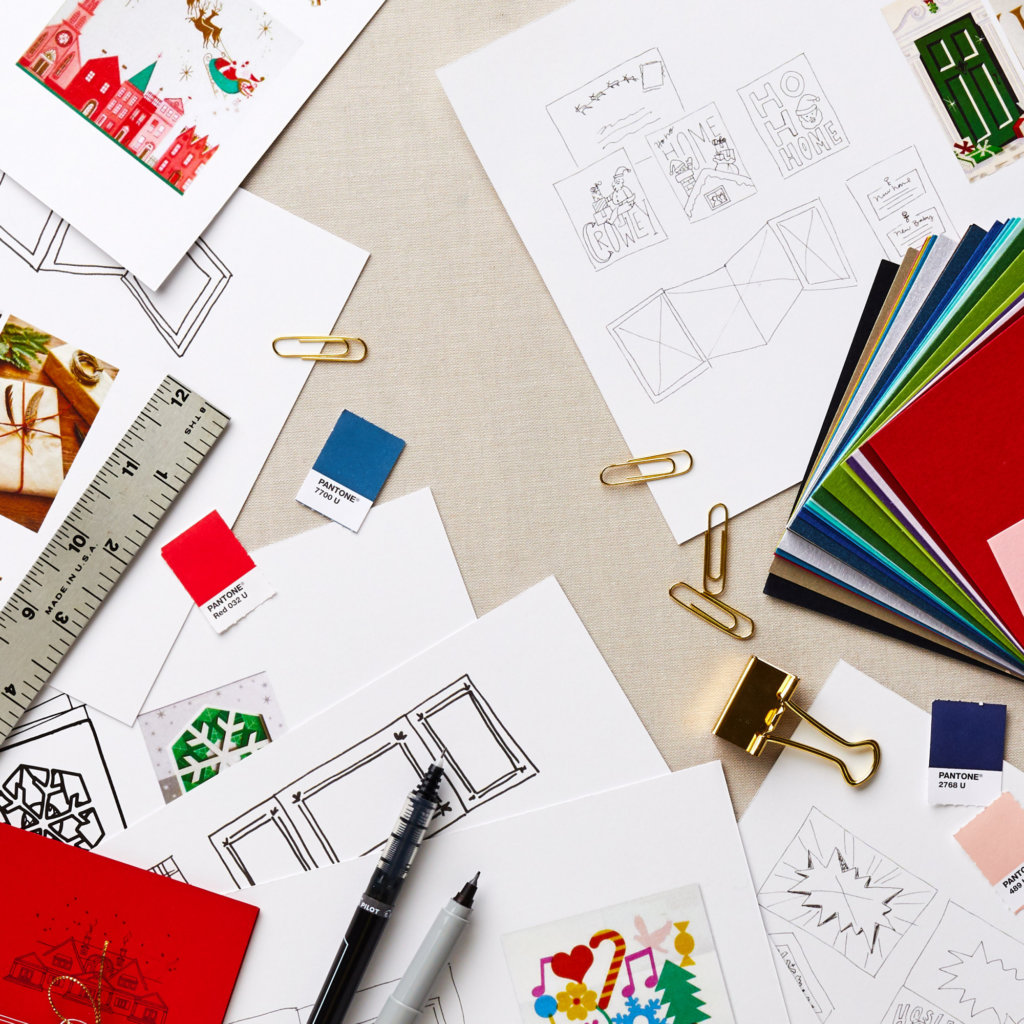 Prada Holiday Cards — Studio Chavelli: Calligraphy & Design