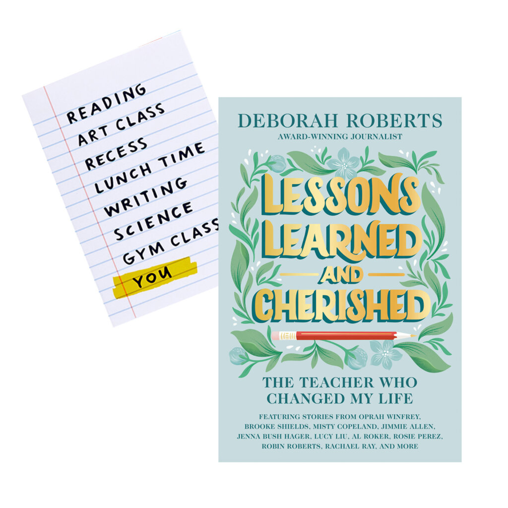 Cheree Berry Paper & Design Teacher Note with Lessons Learned and Cherished by Deborah Roberts