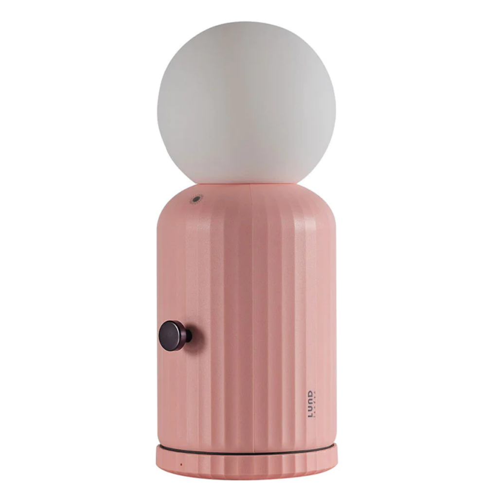 ban.do portable skittle lamp in pink